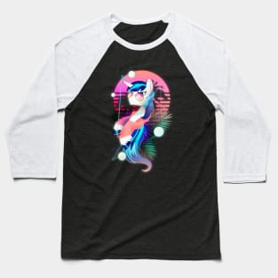 Synthwave Shining Armor Baseball T-Shirt